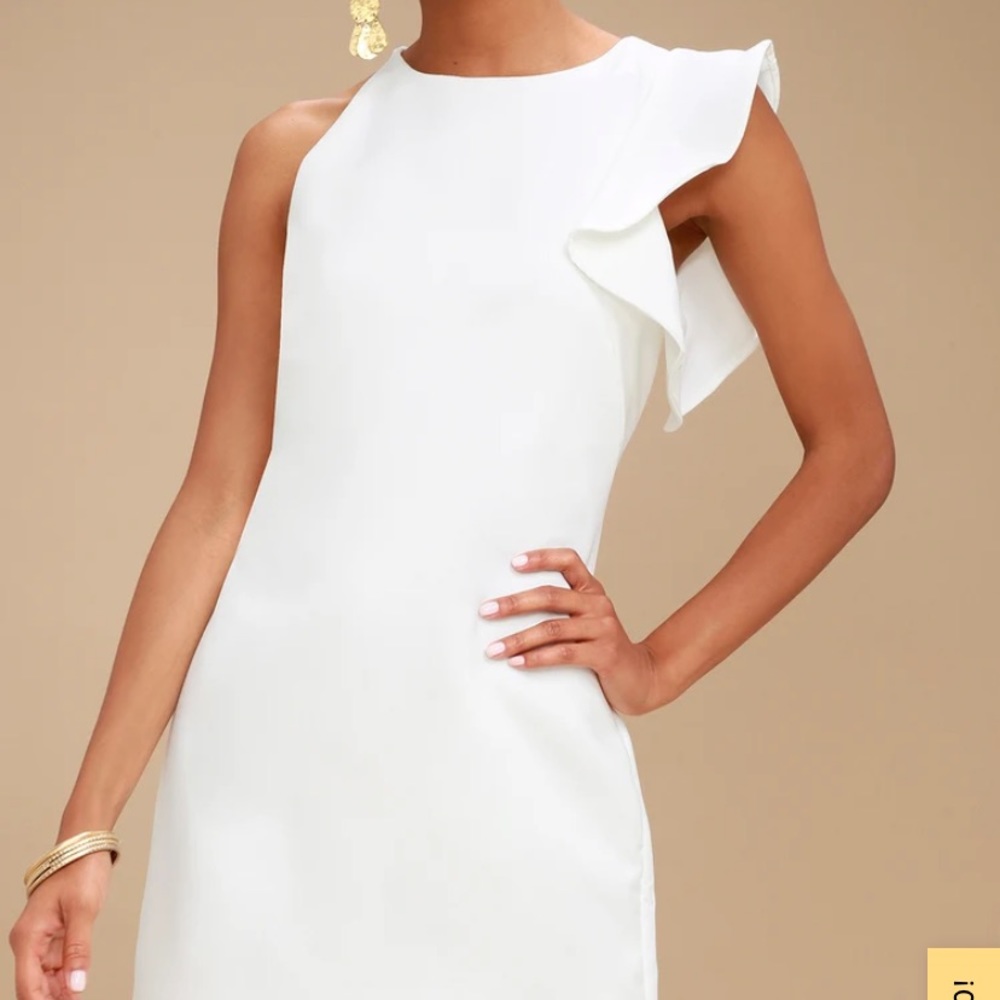 New white Lulus dress size small